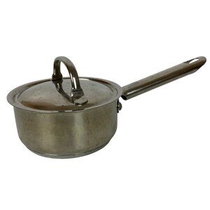 Wolfgang Puck Cafe Collection 1 Qt Stainless Steel Saucepan With Lid